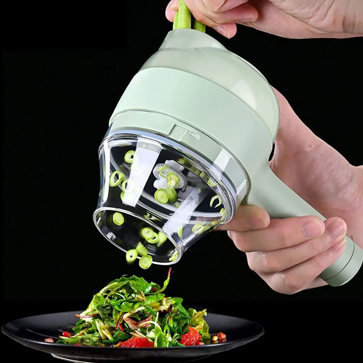 Electric Chopper Vegetable Cutter Set Food Shop