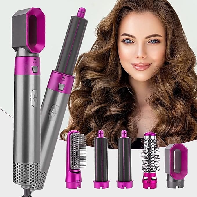 Professional 5 In 1 Hot Air Styler One Step Hair Dryer Shop