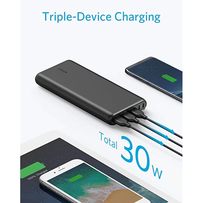 Anker Power Bank PowerCore 26800mAh Portable Charger with Dual Input Port and Double-Speed Recharging 3 USB Ports Shop