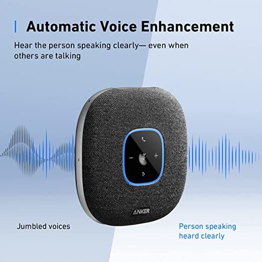 Anker PowerConf Bluetooth Speakerphone 6 Mics Enhanced Voice Shop