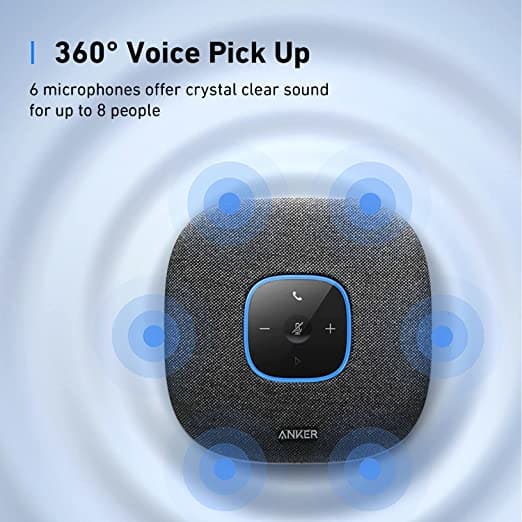 Anker PowerConf Bluetooth Speakerphone 6 Mics Enhanced Voice Shop