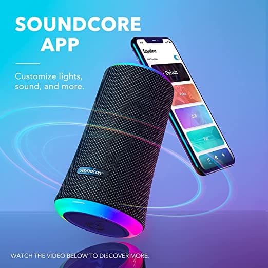 Anker Soundcore Flare 2 Bluetooth Speaker with IPX7 Waterproof Protection and 360° Sound Shop