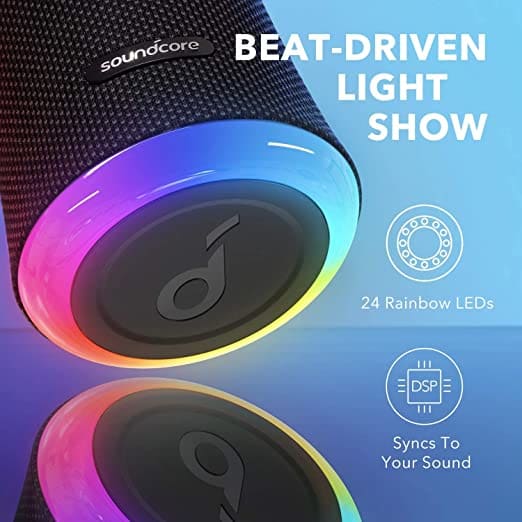 Anker Soundcore Flare 2 Bluetooth Speaker with IPX7 Waterproof Protection and 360° Sound Shop